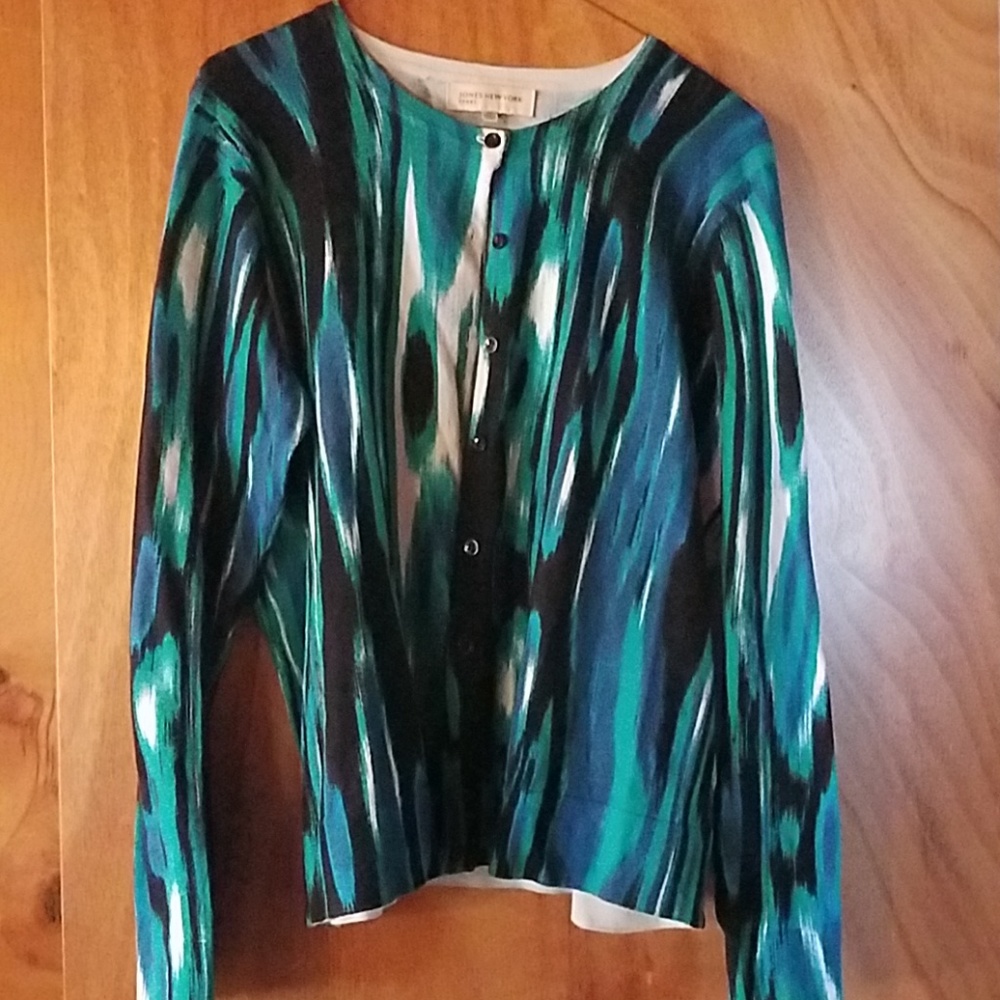 Jones New York Sport Size XL Ladies Cardigan